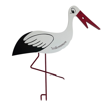 Fødsel stork med gratis gravering